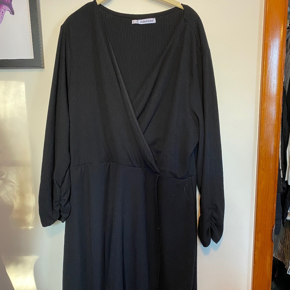 Maurice’s black mini dress